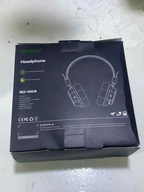 🎧 SODO SD-1003 – سماعة رأس بلوتوث متعددة الاستخدامات
