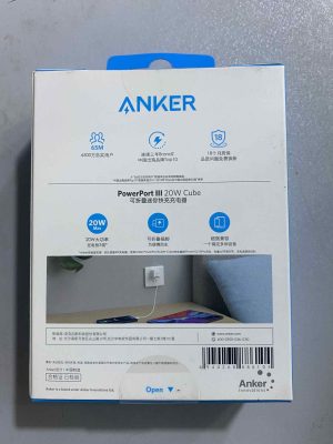 ⁦شاحن أنكر PowerPort III Cube – شاحن سريع USB-C بقدرة 20 واط بتقنية PD⁩ - الصورة ⁦2⁩